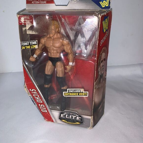Mattel WWE Elite Sycho Sid Series 39 Figure Flashback WCW ECW M1 collectible - Picture 2 of 7
